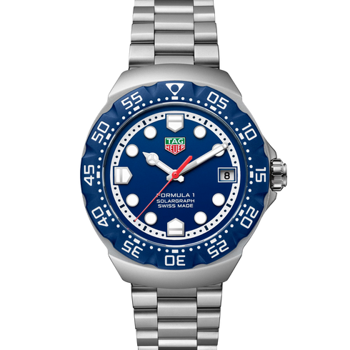 TAG Heuer Formula 1 Solargraph Solar Quartz, 38 mm, Steel